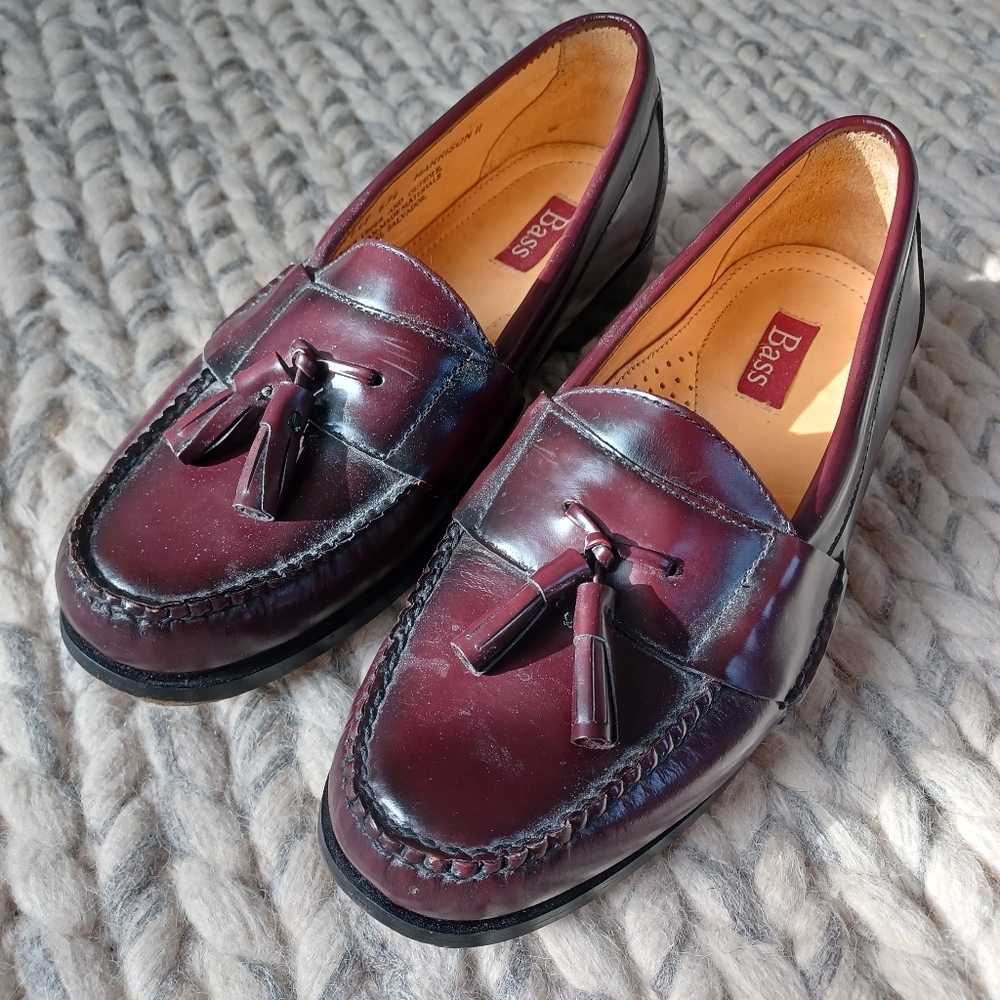 Men's Bass Leather Dress Loafers